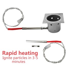 JRSHOME Upgraded Hot Rod Ignitor Kit Compatible with Traeger Wood Pellet Models- for Pro 22, Pro 34,for Lil Tex Elite Series, for BBQ Series and More-3.85 Inch