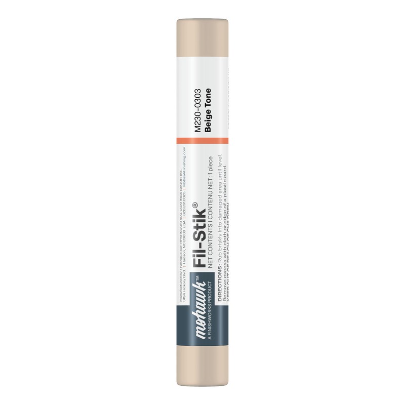 Mohawk Fil-Stik Wax Putty Stick for Wood Repair, Beige Tone