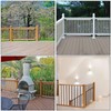 Sumnacon Deck Railing Bracket Connectors 4 pcs Stainless Steel 30°