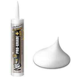 Titebond Pro Grade Plus Caulk 10.1 Oz White Multi-Purpose Sealant for Home Use