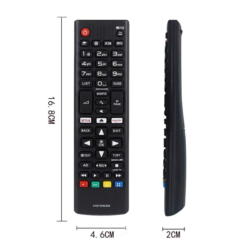 LIMINGZE LG Universal AKB75095308 Replacement Remote Control for LG Universal