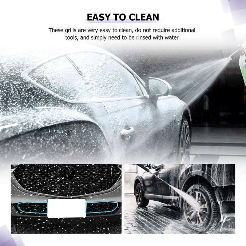 LUWU Front Grill Mesh Compatible With 2023 2024 2025 Mazda