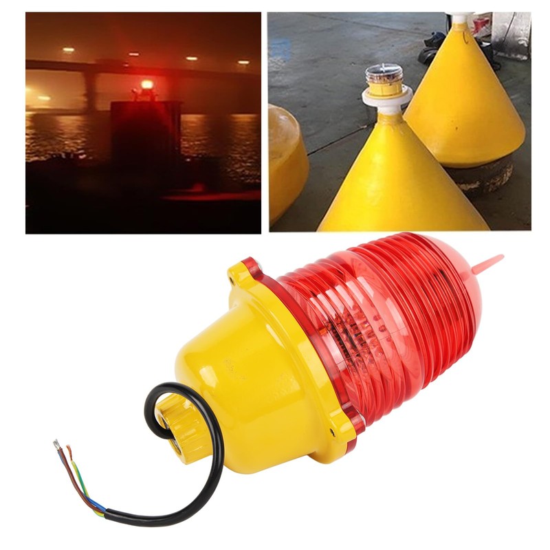 Aviation Obstruction Light, Multipurpose Warning Beacon Light High Strength Waterproof