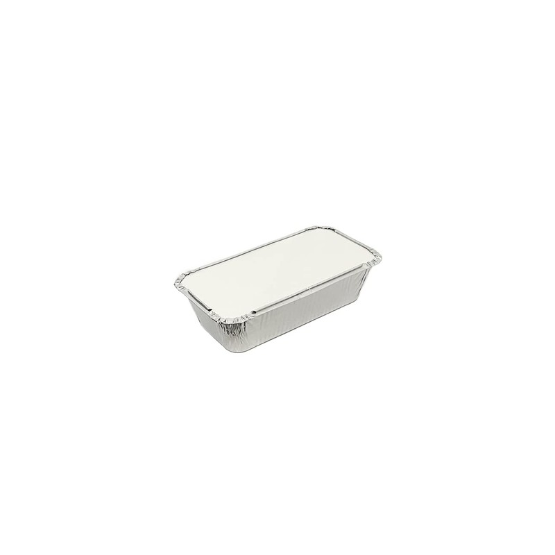 Be4Ever foil containers with lids - Pack of 55 Aluminium