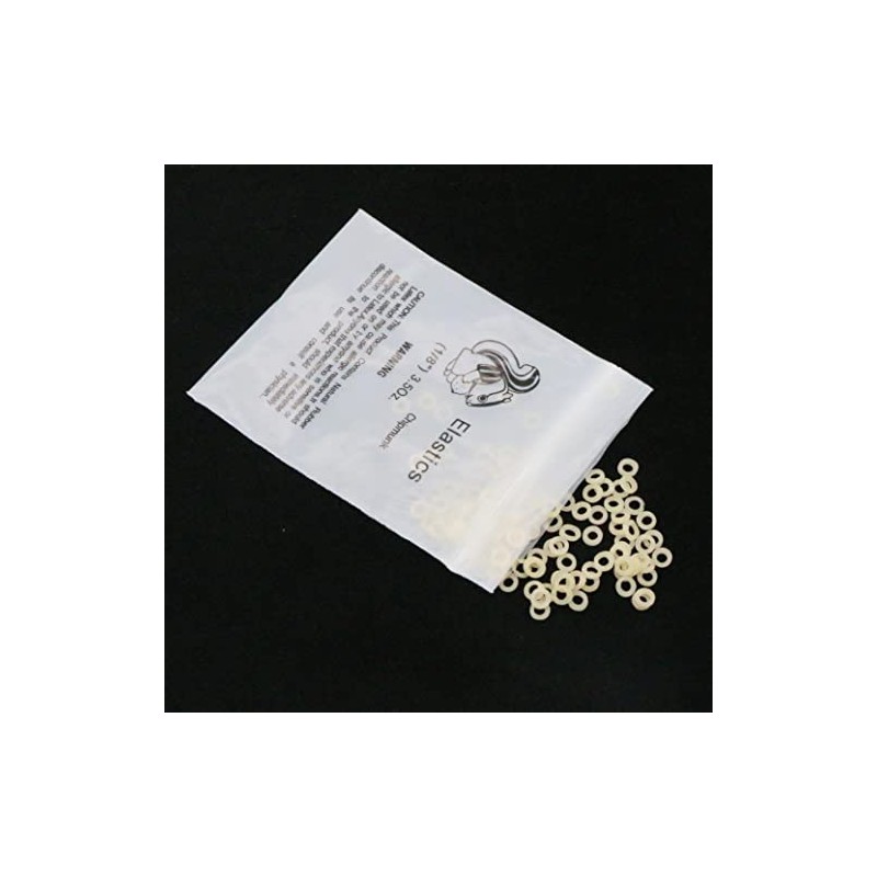 10 unidades/1000 bandas de goma de látex elásticas dentales (10