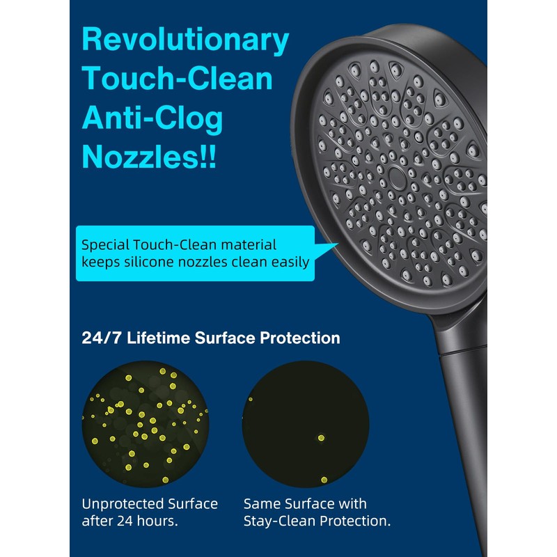 Cobbe Handheld Filtered Shower Head - Filters >99% Chlorine -