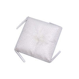 Domestic Quality Rin Futon, White Sheath Pattern, No. 5, Buddhist implements, Ideal for Belles with a Diameter of 5.9 inches (15 cm)