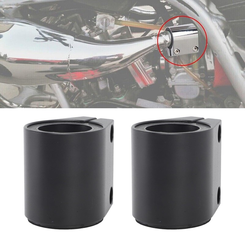 1in High Temp Aluminum Banshee Exhaust Clamp Pair 1987-2006 Butt