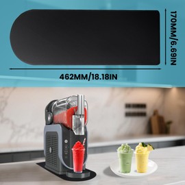 Drinks Maker Pad for Ninja Slushie Machine FS301EU and Klammer Slush Machine, 46 cm x 17 cm Sliding Mat, Absorbs Water Stains Mat, Small Appliance Parts and Accessories for the Kitchen (Black)
