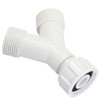 LRMYS 3/4 Y-Shape BSP Hose Split 1 to 2 Connector,