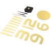 Wall Watch Decor, Wall Clock Sticker 3D Big Watch Decor