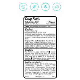 Replenix Gly-Sal Deep Pore Acne Face Wash, 6.7 Fl Oz, Non-Oily Medical-Grade 5% Glycolic & 2% Salicylic Acid Facial Cleanser for Acne-Prone Skin, Gently Unclogs & Refines Pores, Non-Drying