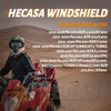 HECASA Half Windshield Compatible with 2014-2021 Polaris RZR XP 1000/