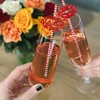 Valentine's Day Paper Straws Red White Striped Drinking Straws