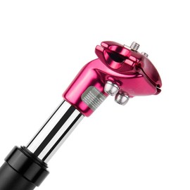 Black Red Suspension Seat Post 27.2/28.6/30.0/30.4/30.9/31.6/33.9 x 350mm Seatpost (30.0x350mm)