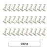 Joyangy Set of 30 Silver Picture Rail Hooks, Moulding Hangers