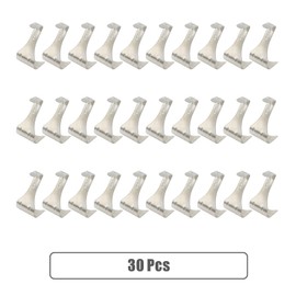 Joyangy Set of 30 Silver Picture Rail Hooks, Moulding Hangers for Photo Frames, Heavy Duty Hanging Hooks