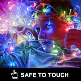 LITYBY Fairy Lights for Bedroom,8 Modes USB Plug in Powered Lights Waterproof Outdoor/Indoor Christmas Lights with Remote Timer for Bedroom, Party, Wedding, Christmas (Multi-Coloured)