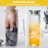 1.5 L Glass Pitcher with Lid and Spout, Cold or
