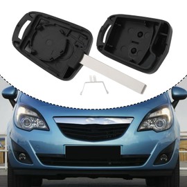 Briny River 2 Pezzi Guscio Chiave Auto A 2 Pulsanti Lama Non Tagliata Compatibile Con Opel MERIVA AGILA COMBO CORSA C ASTRA VECTRA