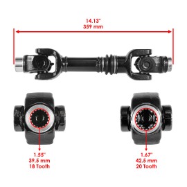 Caltric Locking System Rear Propeller Drive Shaft for Can-Am Commander 800 4x4 2013-2015