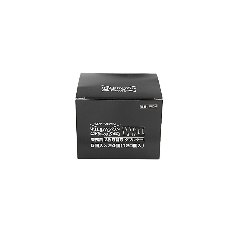 Wilkinson Sword W2 (“Double Two”) Replacement Blades, 5 x 24