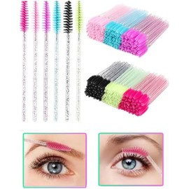 600 Piezas Cepillos Desechables para Pestañas, Extension de Pestañas, Maquillaje, Glitter, Extension de Pestañas lifting, Cepillos Glitter Desechables Para Extensiones de Pestañas, Peine De Extensión De Pestañas , Aplicación De Rímel Para Pestañas, Utensi
