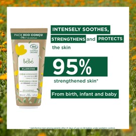 Klorane - Baby Moisturizing Cream With Organic Calendula - Face And Body - Baby - 200ml