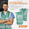 Green First Aider Hi Vis Vest Made of Durable Polyester
