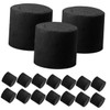 CORHAD 25pieces Slow Burning Charcoal Briquettes Hand Warmer Compact and