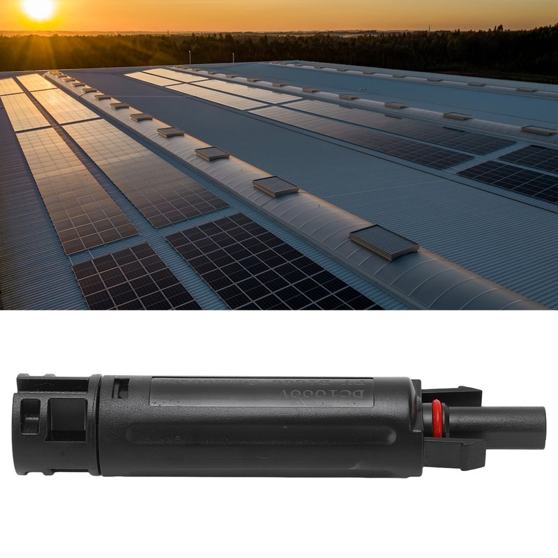 Solar Fuse Holder PV Panel Cable Connector IP68 Waterproof DC