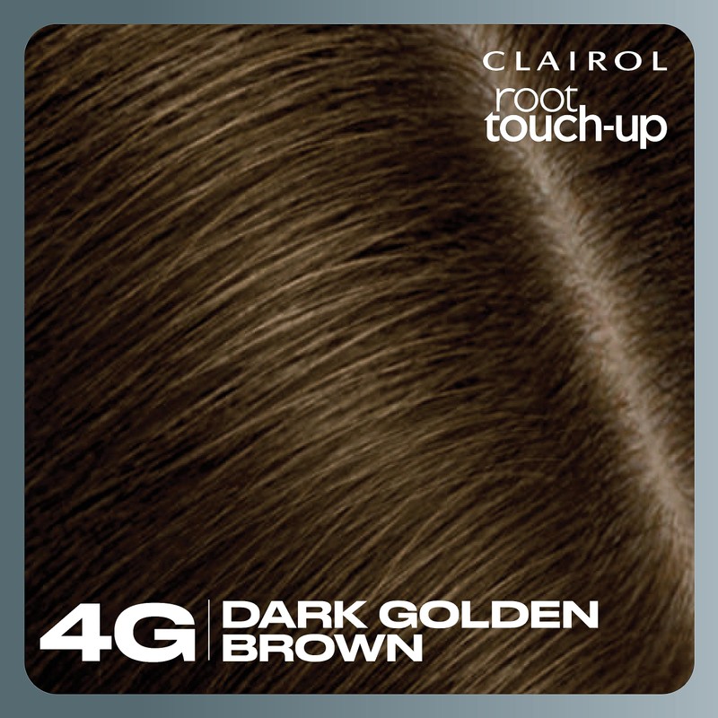 Clairol Root Touch-Up Permanent Hair Dye, 4G Dark Golden Brown,