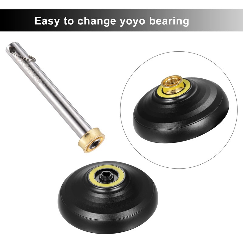Lixada Yoyo Replacement Bearing Set , 4PCS 10 Ball Unresponsive