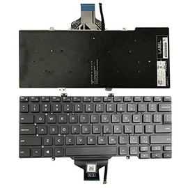 GinTai US Keyboard with Backlit Replacement for Dell Latitude 5400 5401 5411 3400 7400 7410 Laptop RN86F 0RN86F (NOT Fit for Latitude 7400 2-in-1)