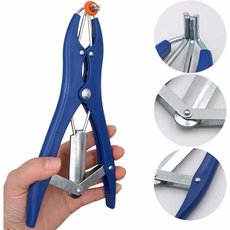 Elastic Castration Pliers Stainless Steel Cattle Pig Sheep Belt 100