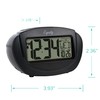 Equity by La Crosse 31022 Insta-Set LCD Alarm Clock, Black