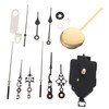TEHAUX 1Set Wall Clock Mechanism Kit for DIY Clock Repair