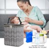 BABEYER Breast Milk Cooler Bag with Ice Pack Fits 4