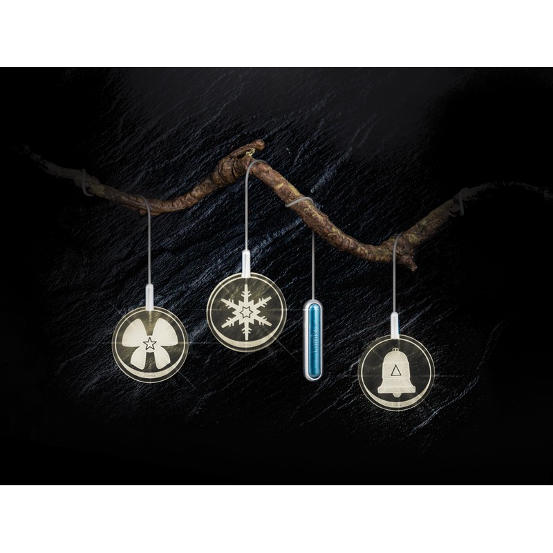 Krinner Lumix Highlights 76020 Wireless LED Acrylic Glass Table Cosmic