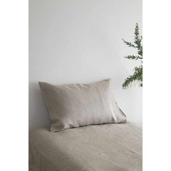 fog linen work linen pillow case natural
