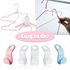 60 Pcs Hangers Space Savers, Space Saving Hangers, Coat Hangers