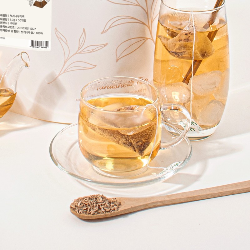 50 Hovenia chinensis tea bags, biodegradable (5 additional tea bags