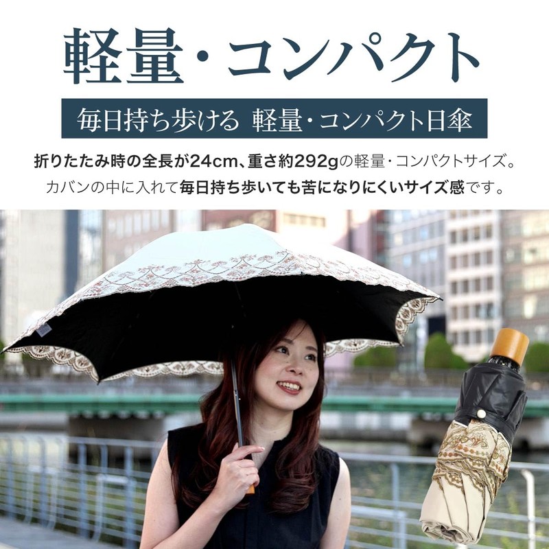 Shinoisley Modern Parasol, Full Shade, UV Protection, Folding Umbrella, For