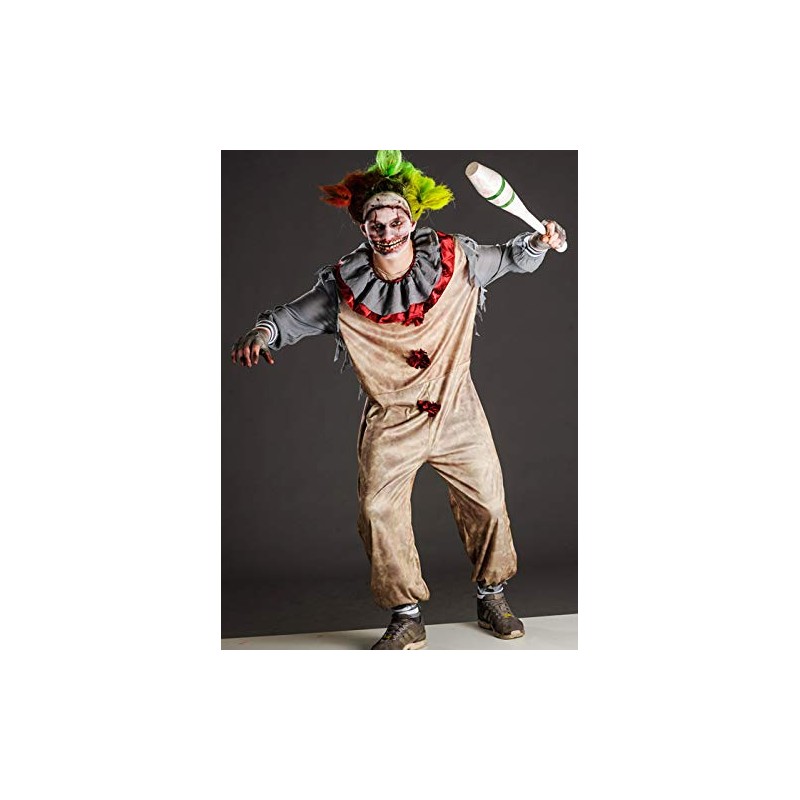 Magic Box Mens Twisty The Clown Style Horror Costume (Medium