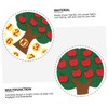 Operitacx 2 Sets Non Woven Tree Number Matching Aid for