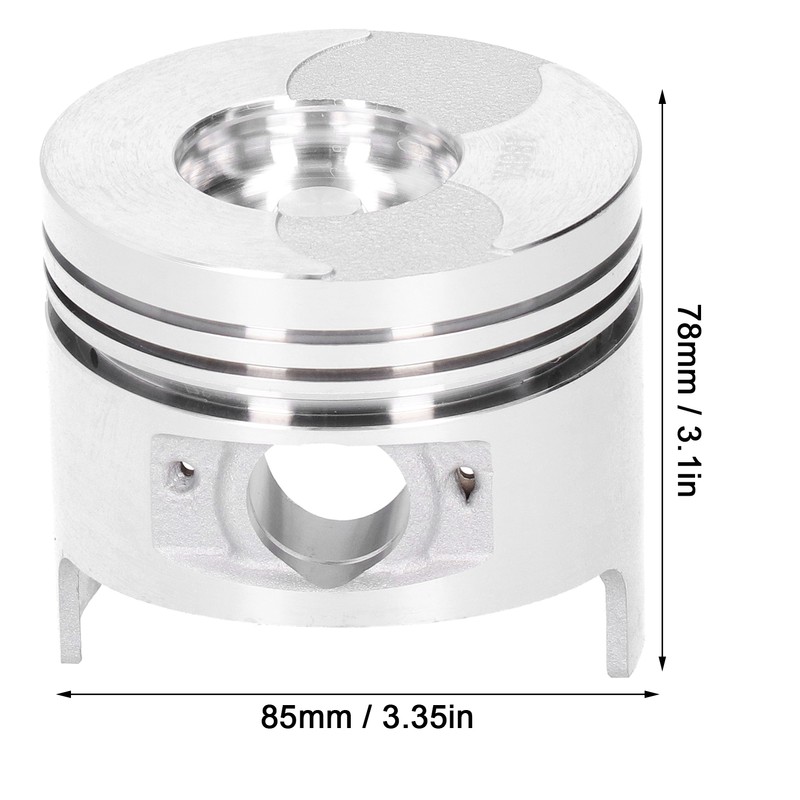 Engine Parts Piston Kit Alloy Circlip Pin Ring Assembly Gasoline