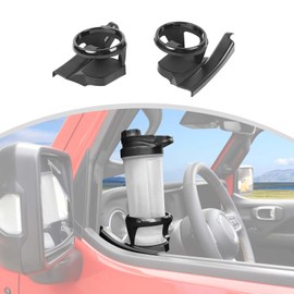 CheroCar JL Cup Holder Right-Side Door Cup Holder for Jeep Wrangler JL Gladiator JT 2018-2024