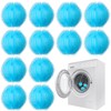 EBQOSK 12PCS Pet Hair Remover Laundry Balls, Reusable Washing Machine