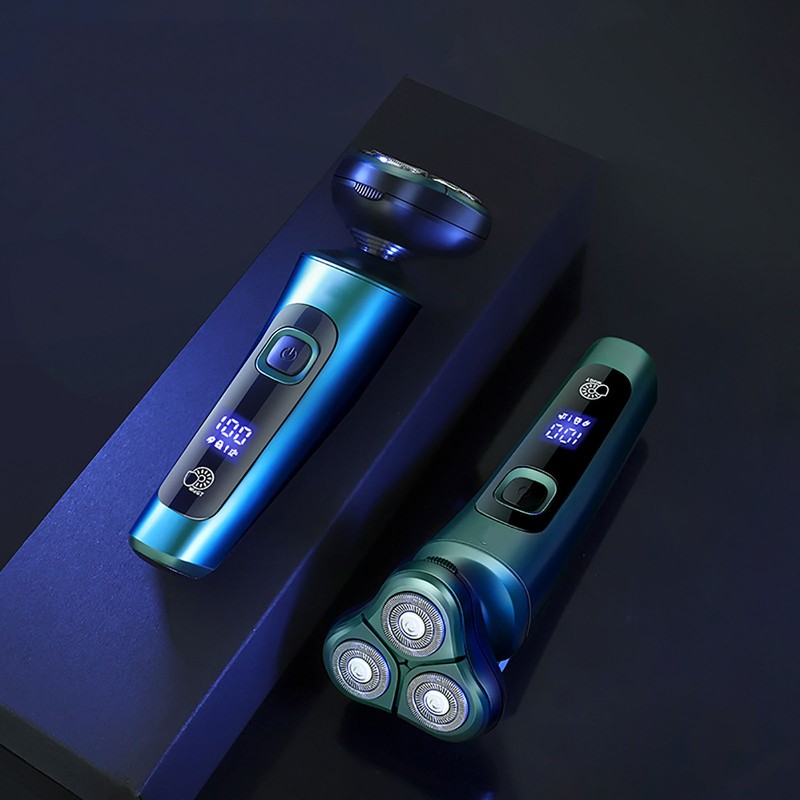 4 in 1 Electric Beard Clipper Washable LED Screen USB