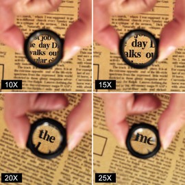 Rotekt Nueva Cabeza con Lupa Lupa Ojo Doble Joyería Reparación de Reloj Lupa Lupa Gafas